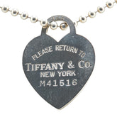 ティファニー リターン トゥ ハート ネックレス SV925 シルバー レディース TIFFANY&Co. 【中古】